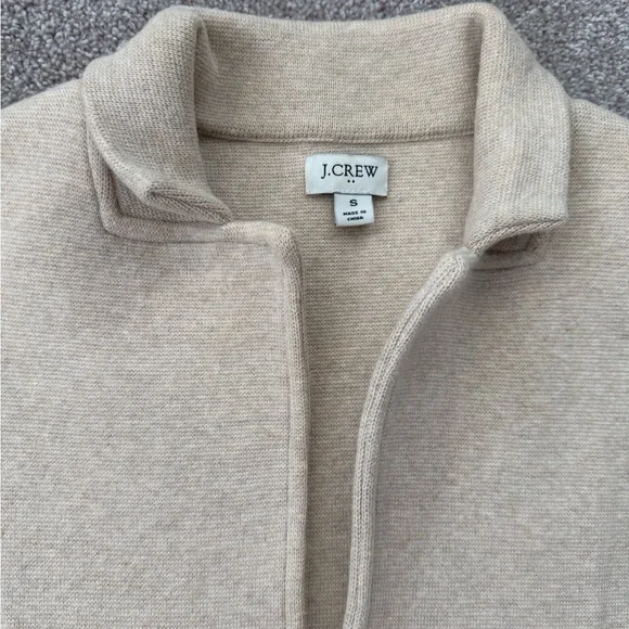 J. Crew Women's Tan sweater blazer - Picture 3 of 5